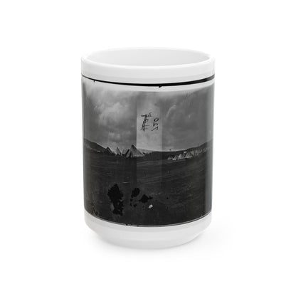 Belle Plain, Virginia. Camp Of Negro Laborers In Quartermaster Department (U.S. Civil War) White Coffee Mug