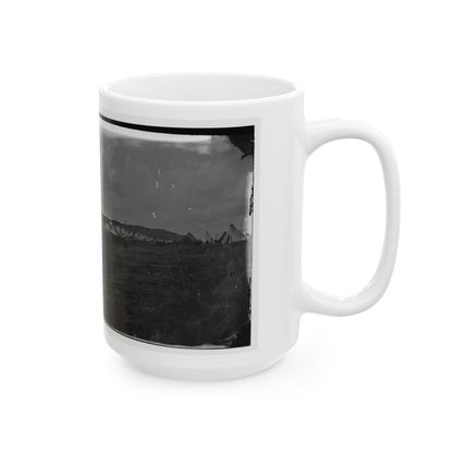 Belle Plain, Virginia. Camp Of Negro Laborers In Quartermaster Department (U.S. Civil War) White Coffee Mug