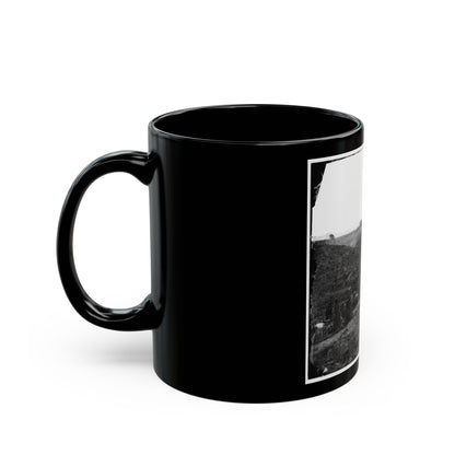 Belle Plain, Virginia. Encampment Of 7,000 Confederates In The  Punch Bowl (U.S. Civil War) Black Coffee Mug