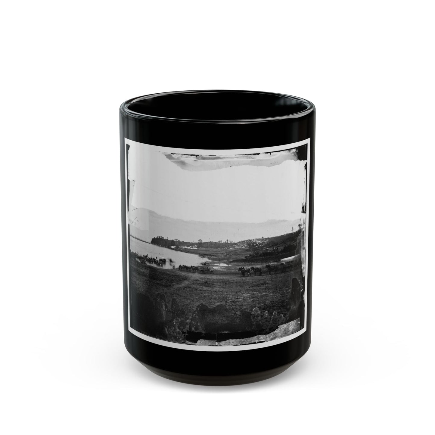 Belle Plain, Virginia. First Landing At Belle Plain (U.S. Civil War) Black Coffee Mug