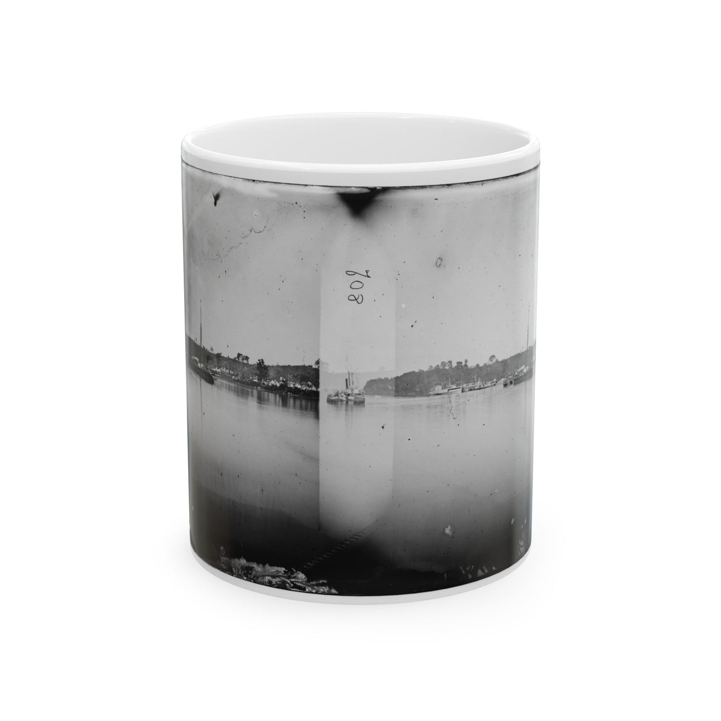 Belle Plain, Virginia. General View (U.S. Civil War) White Coffee Mug-11oz-The Sticker Space