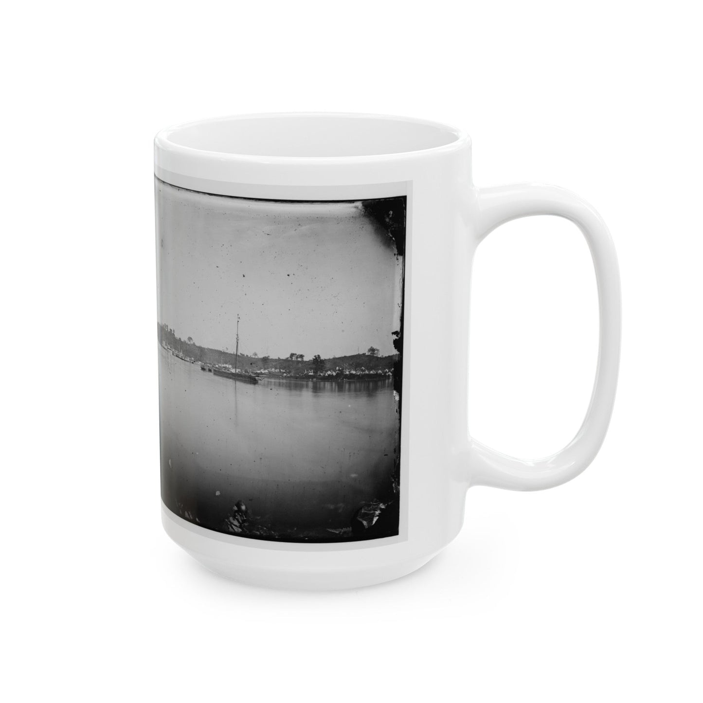 Belle Plain, Virginia. General View (U.S. Civil War) White Coffee Mug-The Sticker Space