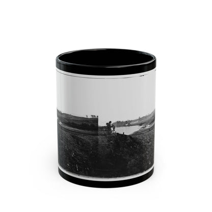 Belle Plain, Virginia. (U.S. Civil War) Black Coffee Mug-11oz-The Sticker Space