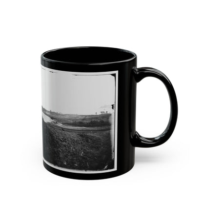 Belle Plain, Virginia. (U.S. Civil War) Black Coffee Mug-The Sticker Space