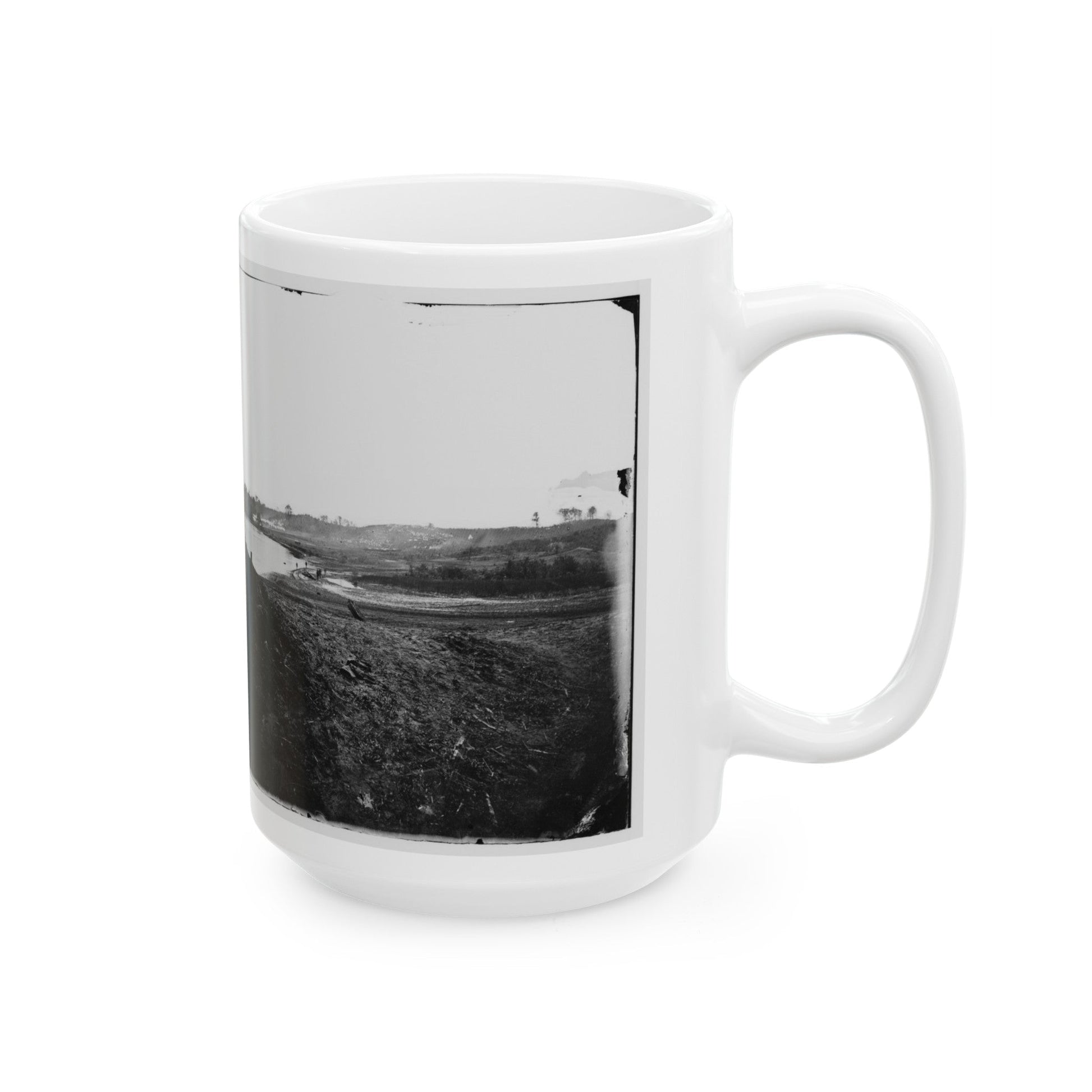 Belle Plain, Virginia. (U.S. Civil War) White Coffee Mug-The Sticker Space