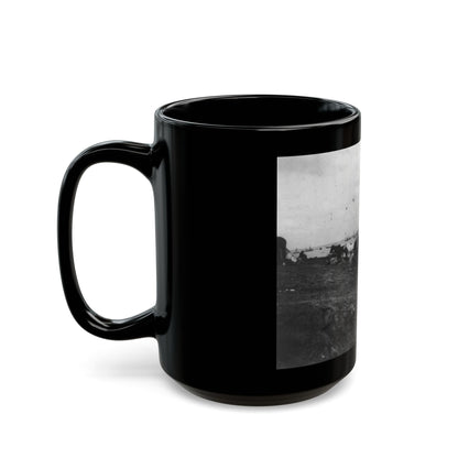 Belle Plains, Va., May 16, 1864, Encampment Of 2nd New York And 1st Massachusetts Heavy Artillery (U.S. Civil War) Black Coffee Mug