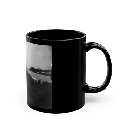 Belle Plains, Va., May 16, 1864, Encampment Of 2nd New York And 1st Massachusetts Heavy Artillery (U.S. Civil War) Black Coffee Mug