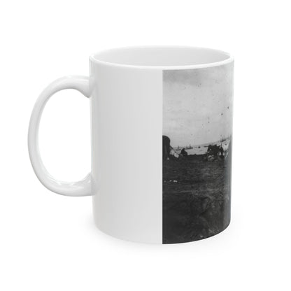 Belle Plains, Va., May 16, 1864, Encampment Of 2nd New York And 1st Massachusetts Heavy Artillery (U.S. Civil War) White Coffee Mug