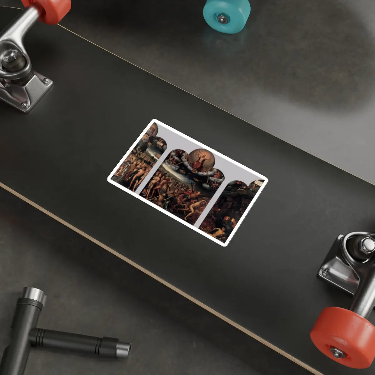SKU:10623800191563690095 Sticker types:White Shape:Die-Cut Sizes:5" × 5"
