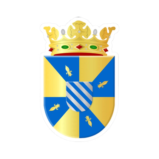 Bellingwedde wapen (Netherlands) (Coat of Arms) STICKER Vinyl Kiss-Cut Decal 2 Inch White - The Sticker Space