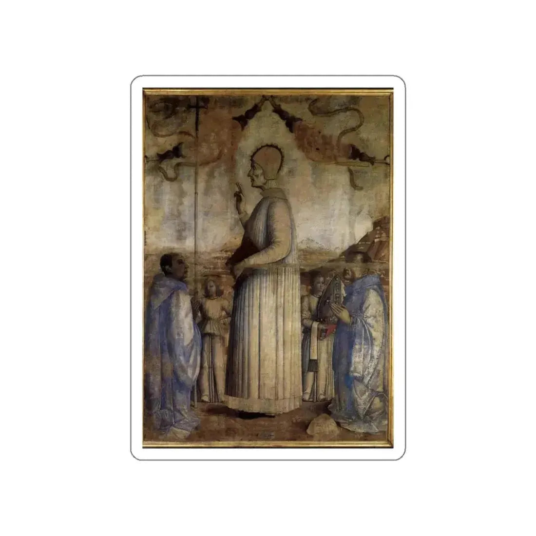 BELLINI, Gentile - The Blessed Lorenzo Giustiniani (Artwork) STICKER Vinyl Die-Cut Decal White Die-Cut 3 Inch - The Sticker Space