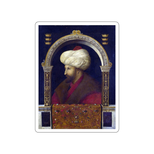 BELLINI, Gentile - The Sultan Mehmet II (Artwork) STICKER Vinyl Die-Cut Decal-White-The Sticker Space