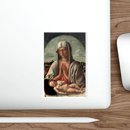 BELLINI, Giovanni - 1459 - Madonna and Child (Artwork) STICKER Vinyl Die-Cut Decal-The Sticker Space