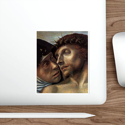 BELLINI, Giovanni - 1459 - Pieta (detail)2 (Artwork) STICKER Vinyl Die-Cut Decal-The Sticker Space