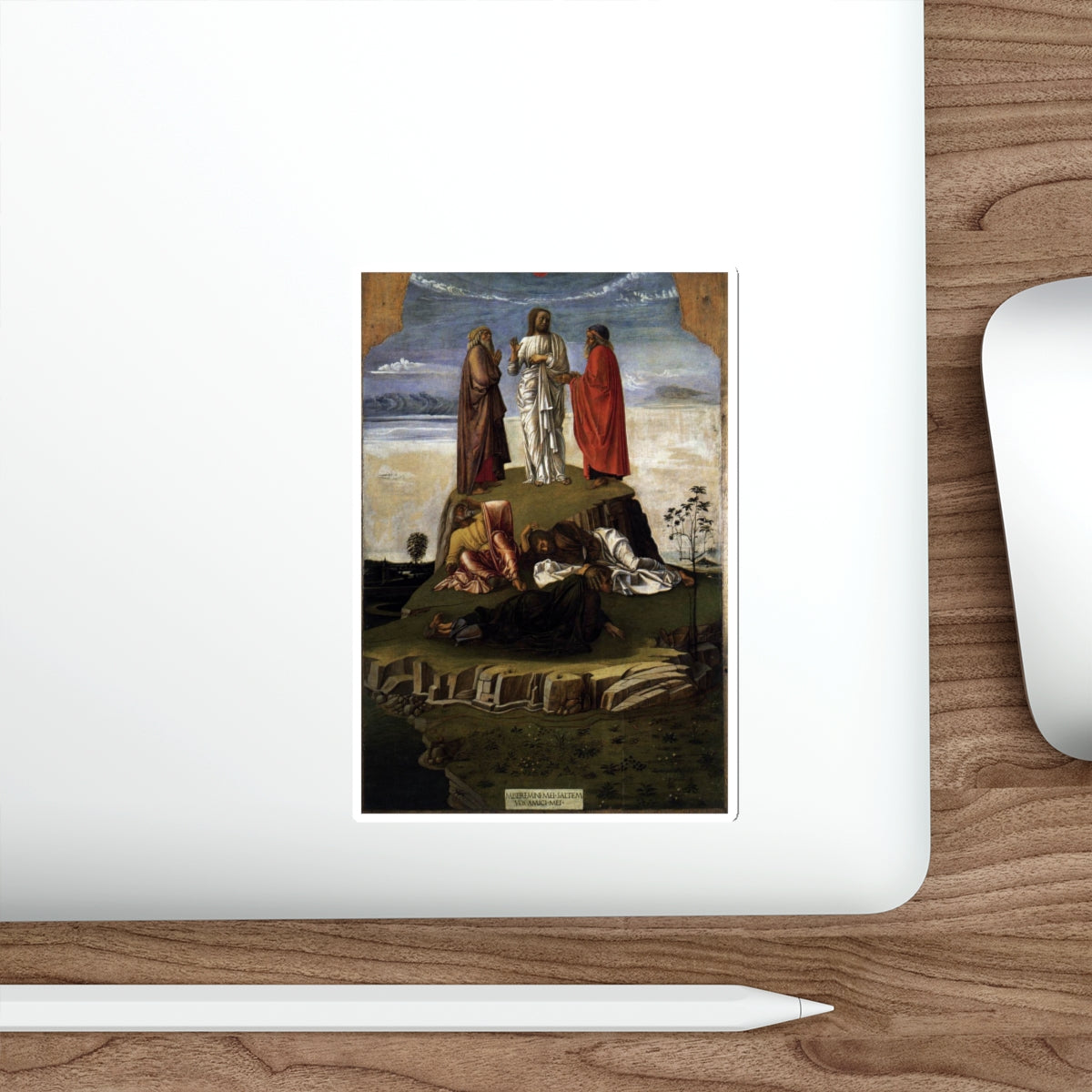 BELLINI, Giovanni - 1459 - Transfiguration of Christ (Artwork) STICKER Vinyl Die-Cut Decal-The Sticker Space