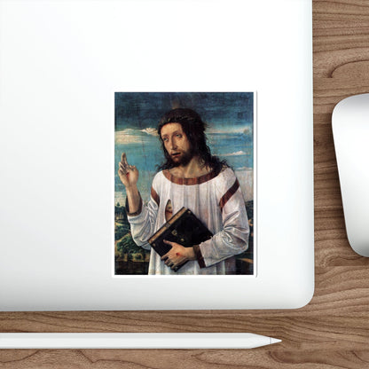 BELLINI, Giovanni - 1460-69 - Blessing Christ (Artwork) STICKER Vinyl Die-Cut Decal-The Sticker Space