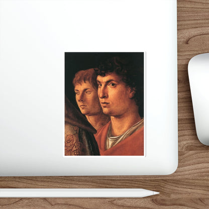 BELLINI, Giovanni - 1460-69 - Presentation at the Temple (detail) (Artwork) STICKER Vinyl Die-Cut Decal-The Sticker Space