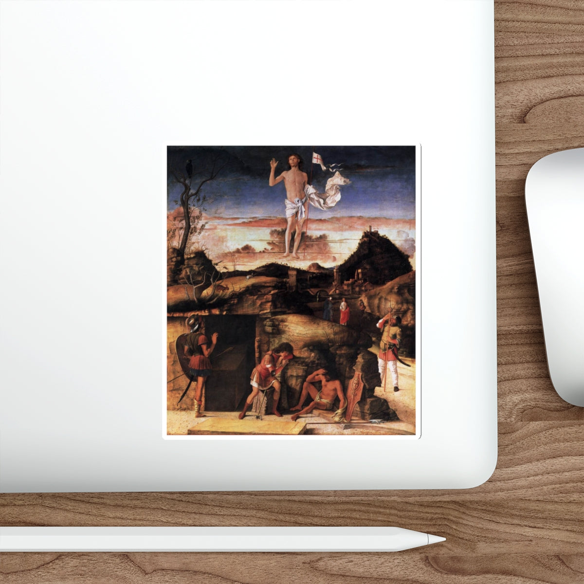 BELLINI, Giovanni - 1470-79 - Resurrection of Christ (Artwork) STICKER Vinyl Die-Cut Decal-The Sticker Space