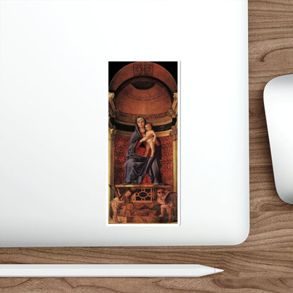 BELLINI, Giovanni - 1480-89 - 2.Frari Triptych - Frari Triptych (detail) (Artwork) STICKER Vinyl Die-Cut Decal-The Sticker Space