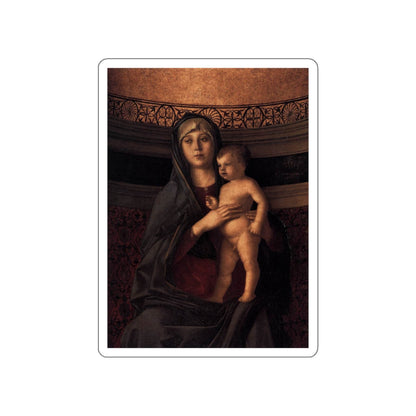 BELLINI, Giovanni - 1480-89 - 2.Frari Triptych - Frari Triptych (detail)3 (Artwork) STICKER Vinyl Die-Cut Decal-White-The Sticker Space