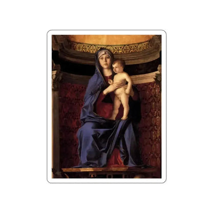 BELLINI, Giovanni - 1480-89 - 2.Frari Triptych - Frari Triptych (detail)2 (Artwork) STICKER Vinyl Die-Cut Decal - The Sticker Space
