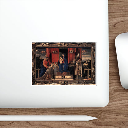 BELLINI, Giovanni - 1480-89 - 3.Barbarigo Altarpiece - Barbarigo Altarpiece (Artwork) STICKER Vinyl Die-Cut Decal-The Sticker Space