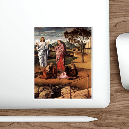 BELLINI, Giovanni - 1480-89 - Transfiguration of Christ (detail)2 (Artwork) STICKER Vinyl Die-Cut Decal-The Sticker Space