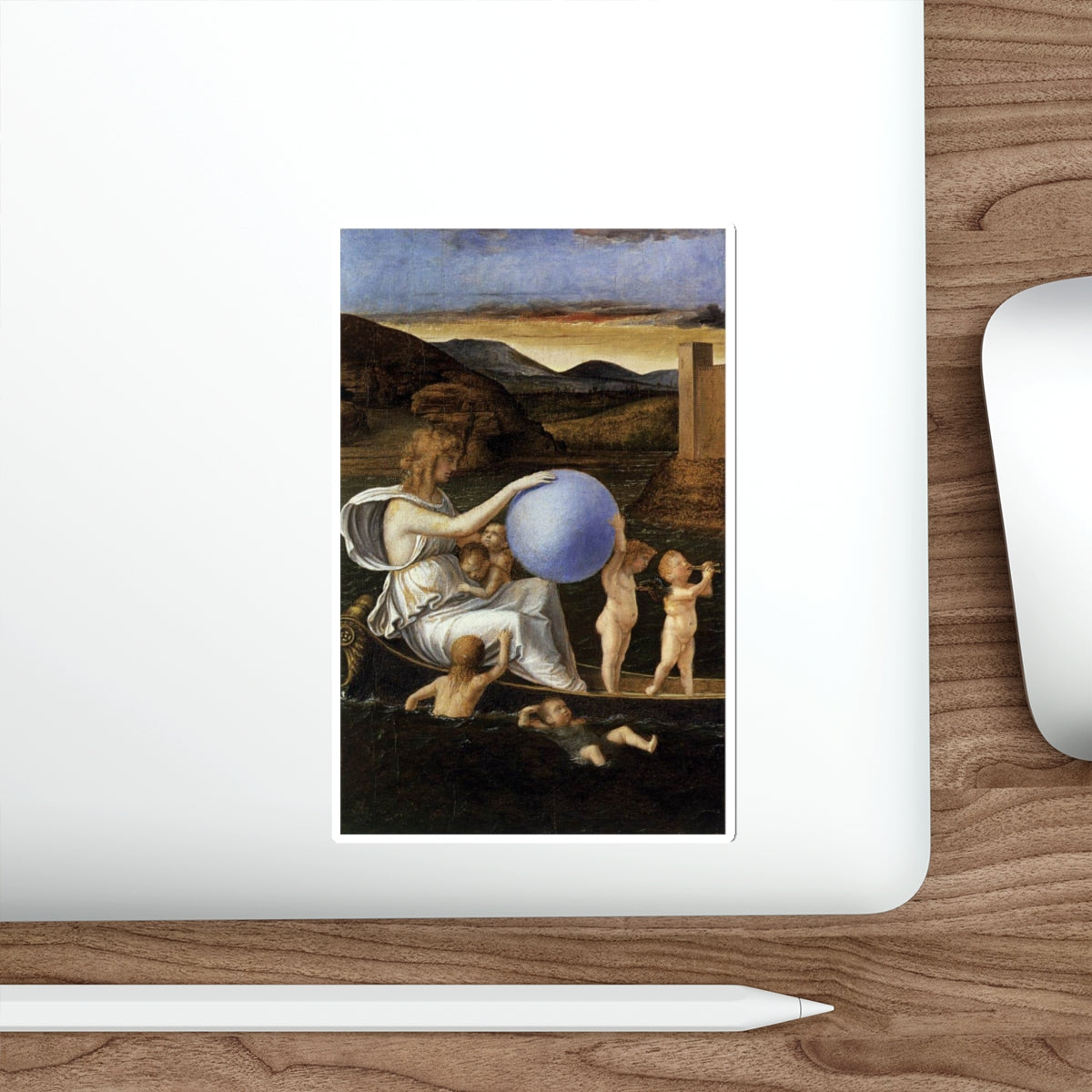 BELLINI, Giovanni - 1490-99 - Fortune (or Melancholy) (Artwork) STICKER Vinyl Die-Cut Decal-The Sticker Space