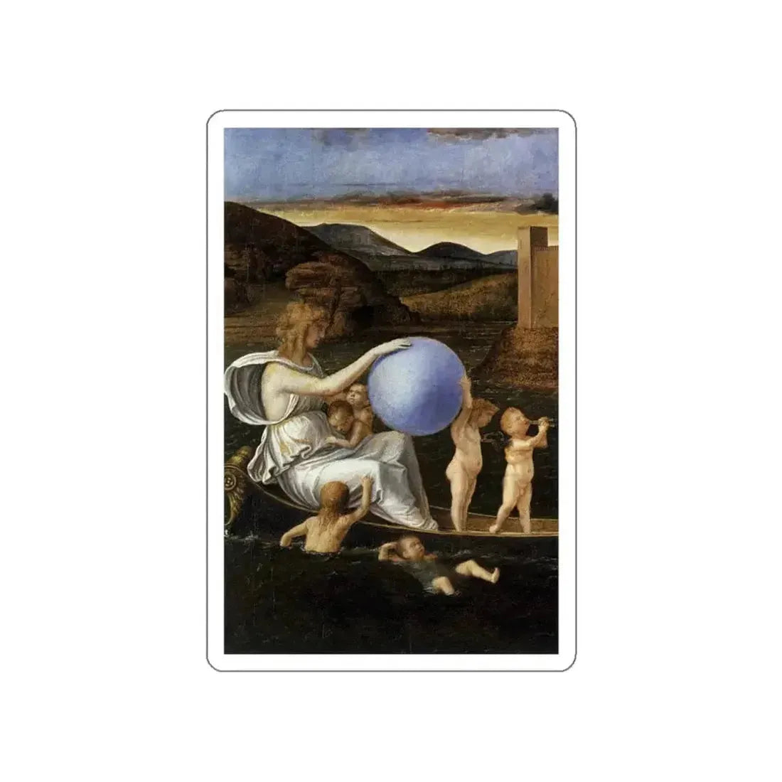 BELLINI, Giovanni - 1490-99 - Fortune (or Melancholy) (Artwork) STICKER Vinyl Die-Cut Decal - The Sticker Space