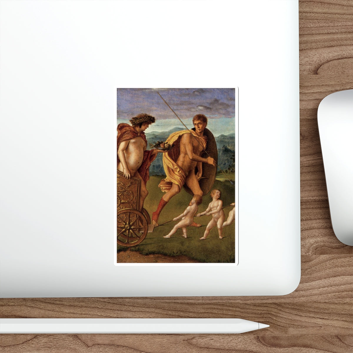 BELLINI, Giovanni - 1490-99 - Lust (or Perseverance) (Artwork) STICKER Vinyl Die-Cut Decal-The Sticker Space