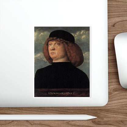 BELLINI, Giovanni - 1490-99 - Portrait of a Young Man3 (Artwork) STICKER Vinyl Die-Cut Decal-The Sticker Space