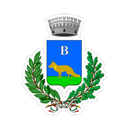 Bellino Italia-Stemma (Italy) (Coat of Arms) STICKER Vinyl Kiss-Cut Decal 6 Inch White - The Sticker Space