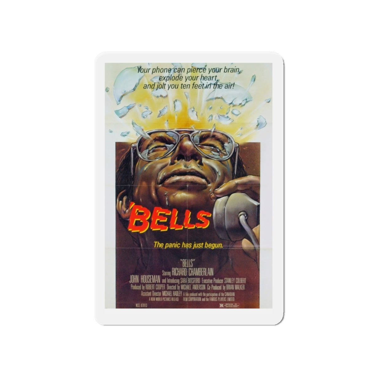 BELLS (MURDER BY PHONE) 1982 Movie Poster - Die-Cut Magnet-4" x 4"-The Sticker Space