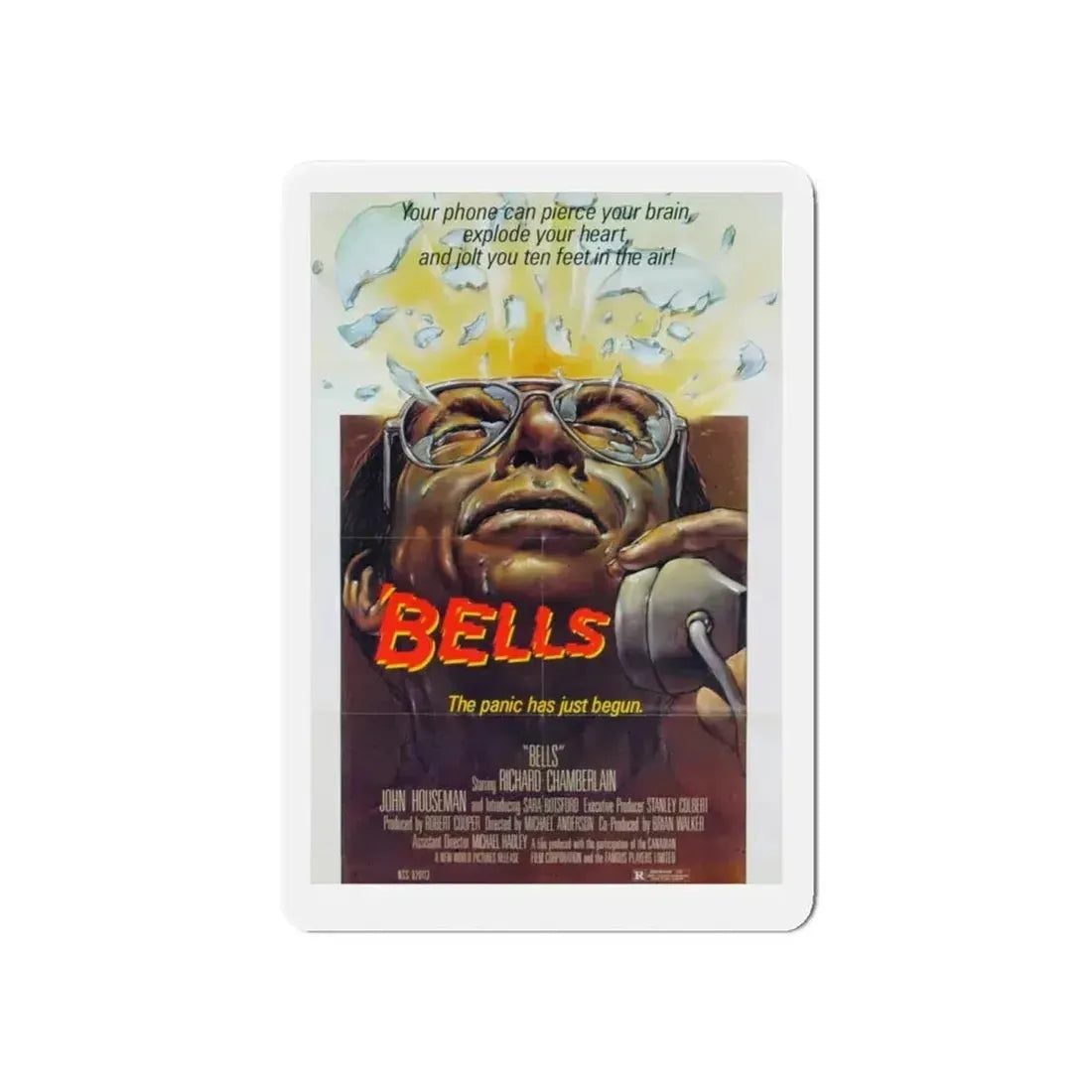 BELLS (MURDER BY PHONE) 1982 Movie Poster - Refrigerator Magnet 6 Inch - The Sticker Space