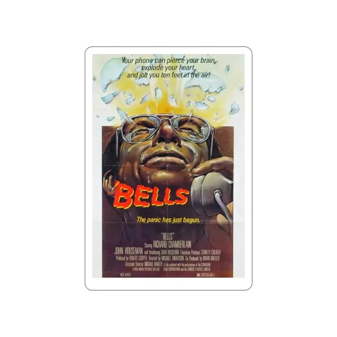 BELLS (MURDER BY PHONE) 1982 Movie Poster STICKER Vinyl Die-Cut Decal 6 Inch - The Sticker Space