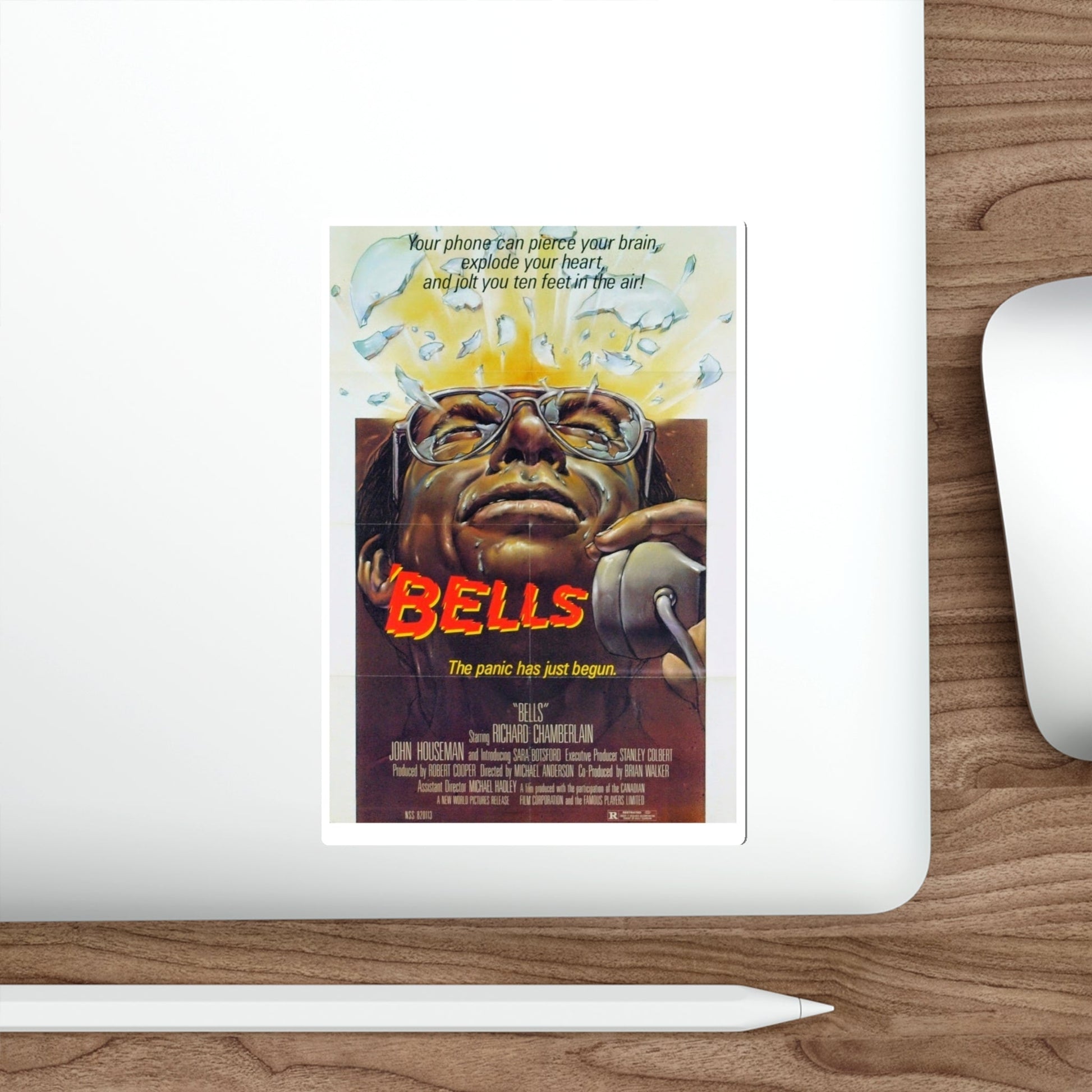 BELLS (MURDER BY PHONE) 1982 Movie Poster STICKER Vinyl Die-Cut Decal-The Sticker Space