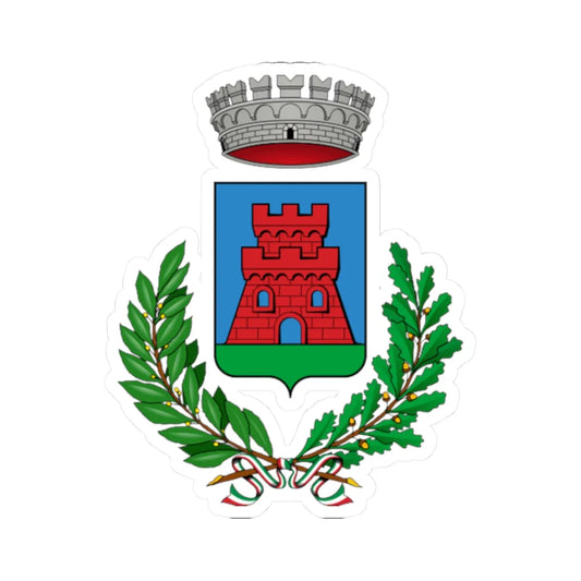 Bellusco - Stemma (Italy) (Coat of Arms) STICKER Vinyl Kiss-Cut Decal 2 Inch White - The Sticker Space