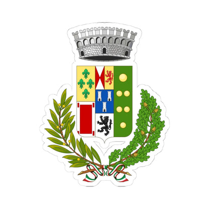 Belmonte Mezzagno-Stemma (Italy) (Coat of Arms) STICKER Vinyl Kiss-Cut Decal 4 Inch White - The Sticker Space