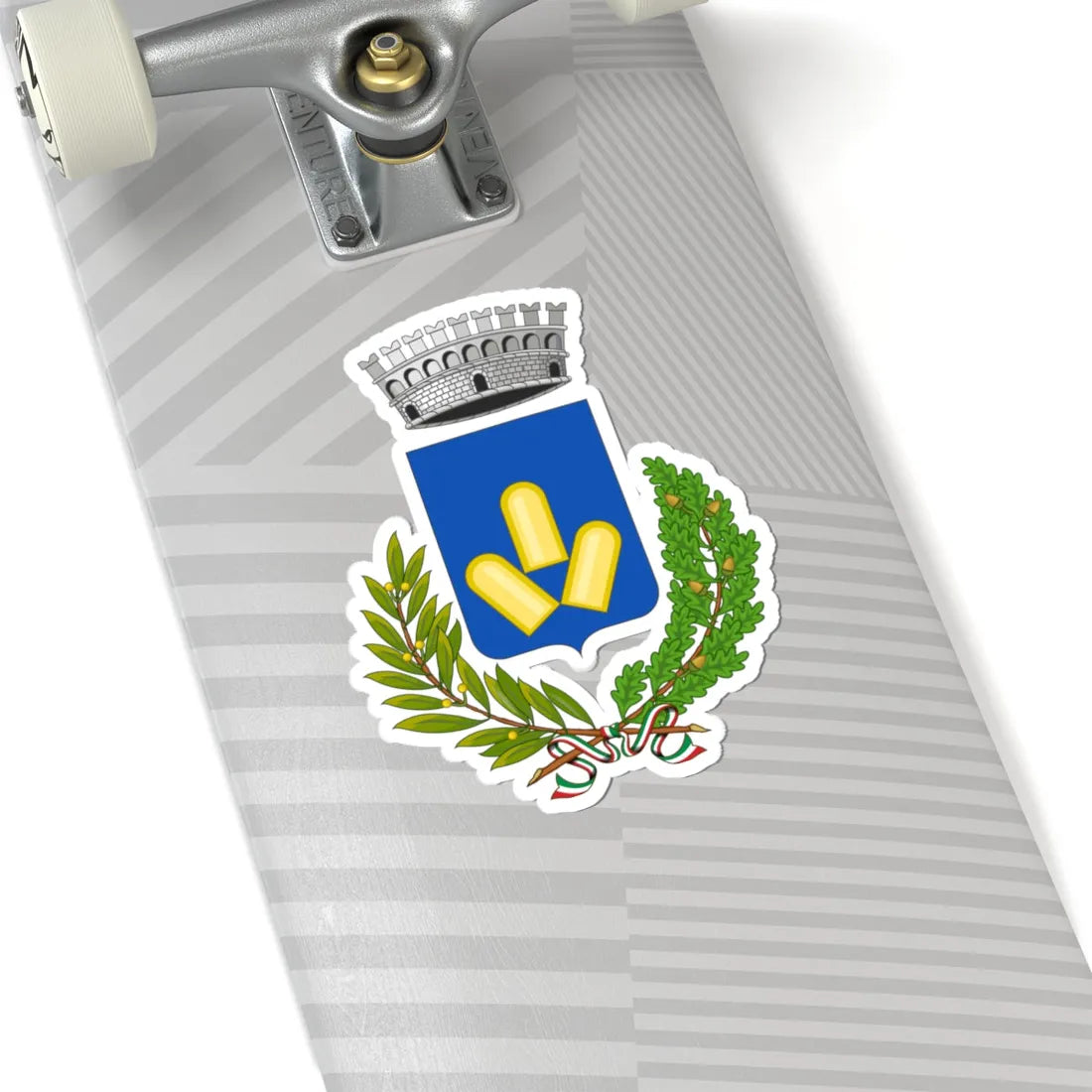 Belmonte Piceno-Stemma (Italy) (Coat of Arms) STICKER Vinyl Kiss-Cut Decal - The Sticker Space