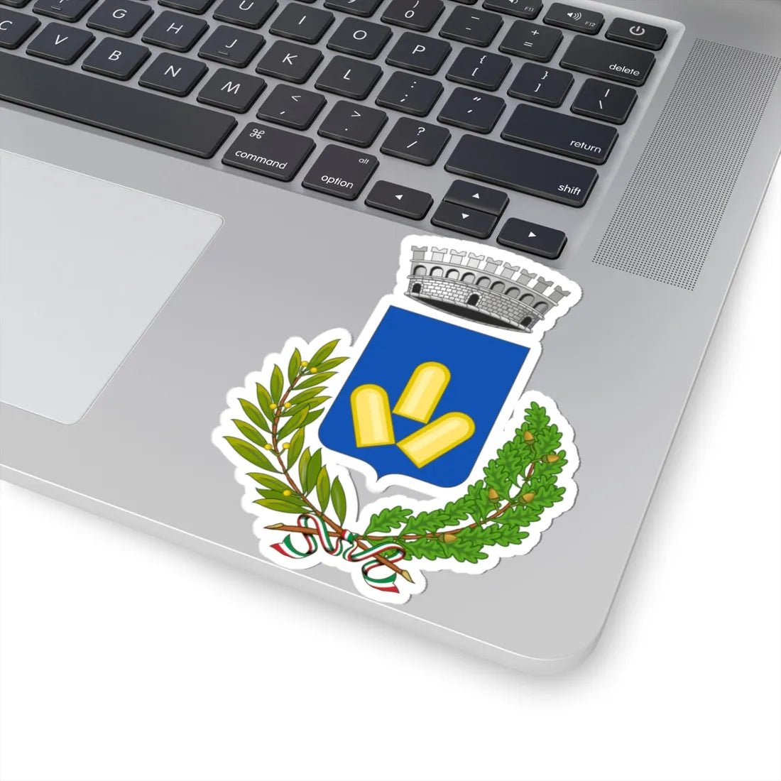 Belmonte Piceno-Stemma (Italy) (Coat of Arms) STICKER Vinyl Kiss-Cut Decal - The Sticker Space