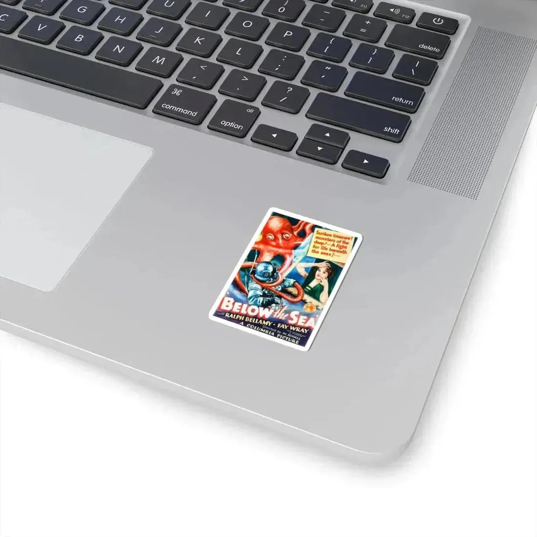 BELOW THE SEA 1933 Movie Poster - STICKER Vinyl Kiss-Cut Decal - The Sticker Space