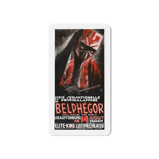 BELPHEGOR 1927 Movie Poster - Die-Cut Magnet-6 × 6"-The Sticker Space