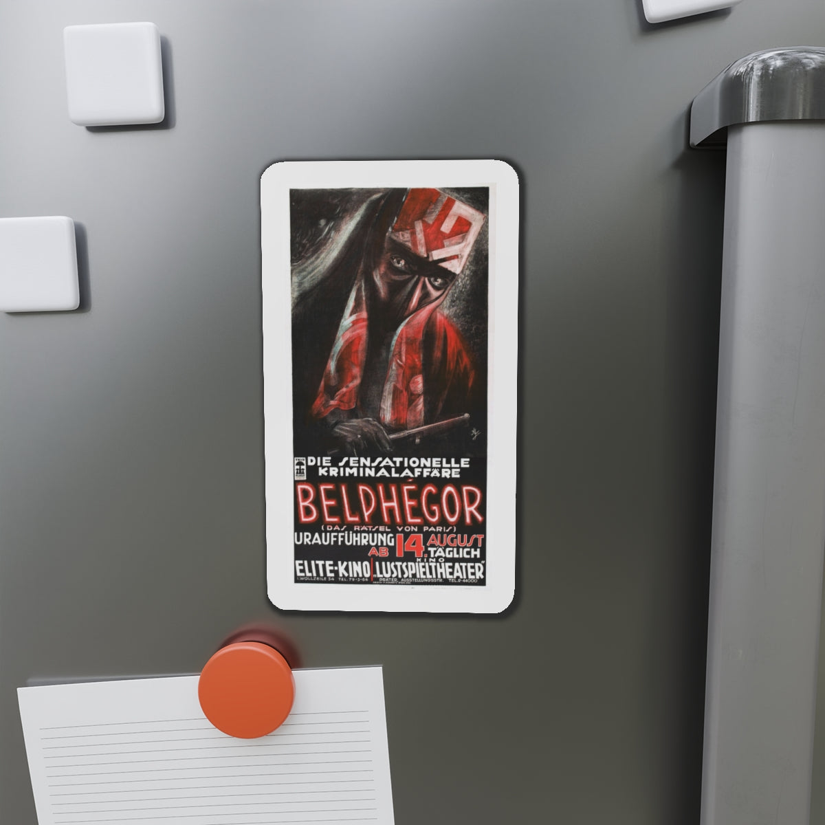 BELPHEGOR 1927 Movie Poster - Die-Cut Magnet-The Sticker Space