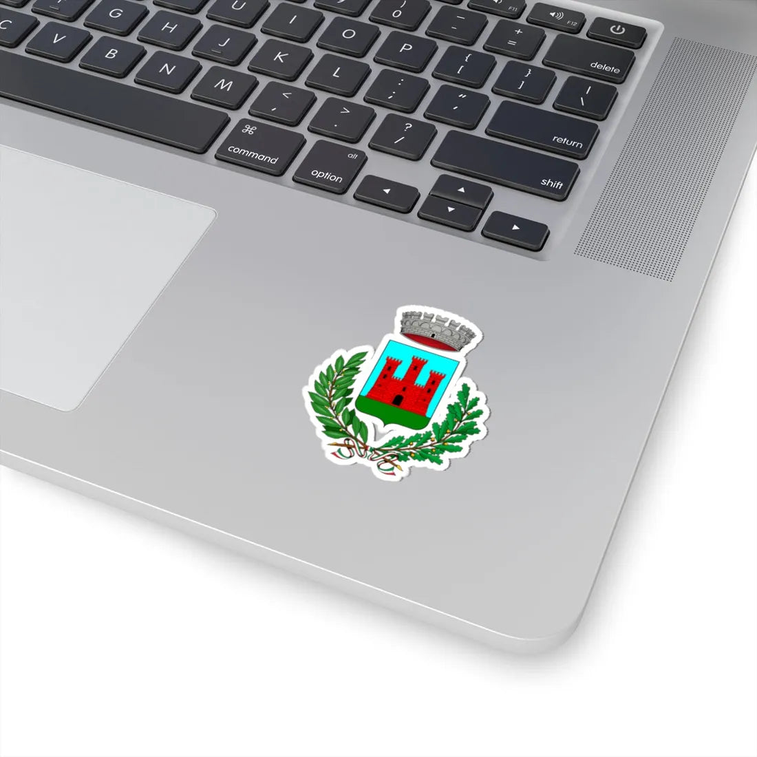 Belvedere Langhe-Stemma (Italy) (Coat of Arms) STICKER Vinyl Kiss-Cut Decal - The Sticker Space