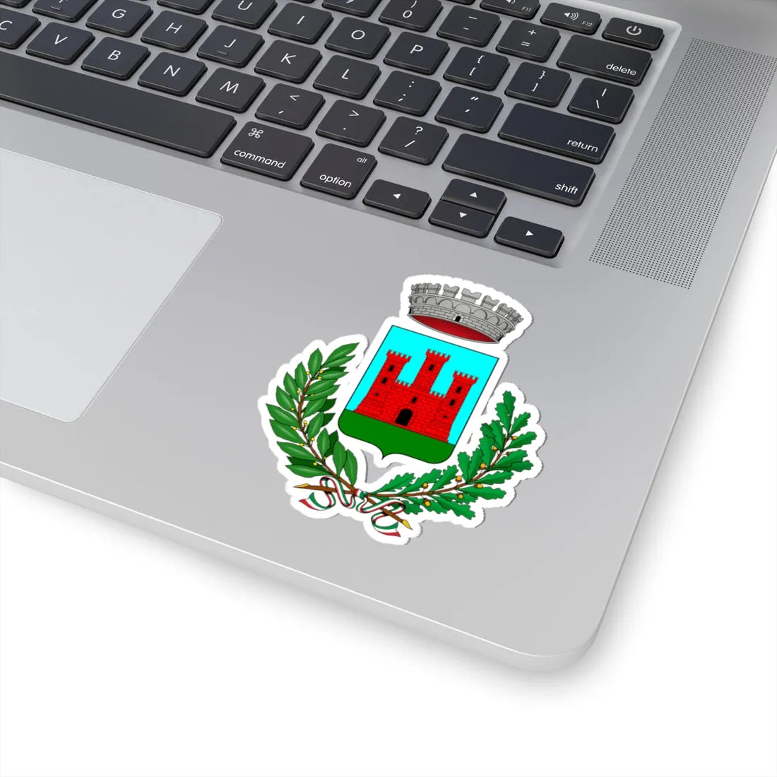 Belvedere Langhe-Stemma (Italy) (Coat of Arms) STICKER Vinyl Kiss-Cut Decal - The Sticker Space