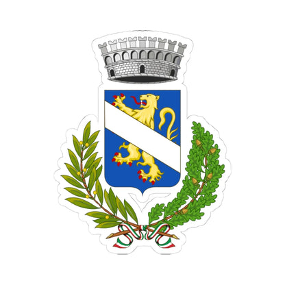 Belvedere Marittimo-Stemma (Italy) (Coat of Arms) STICKER Vinyl Kiss-Cut Decal 4 Inch White - The Sticker Space