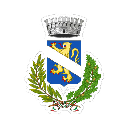 Belvedere Marittimo-Stemma (Italy) (Coat of Arms) STICKER Vinyl Kiss-Cut Decal 6 Inch White - The Sticker Space