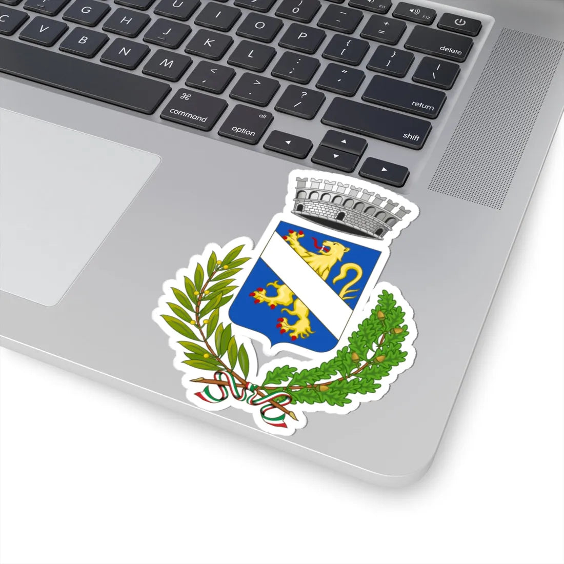 Belvedere Marittimo-Stemma (Italy) (Coat of Arms) STICKER Vinyl Kiss-Cut Decal - The Sticker Space