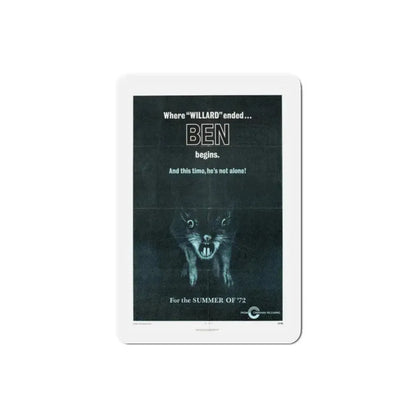 Ben 1972 Movie Poster Refrigerator Magnet 2 Inch - The Sticker Space