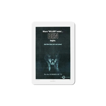 Ben 1972 Movie Poster Refrigerator Magnet 5 Inch - The Sticker Space